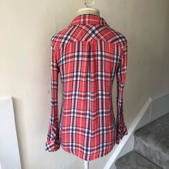 Rails Kendra Cotton Gauze Button Down EUC - Picture 7 of 10